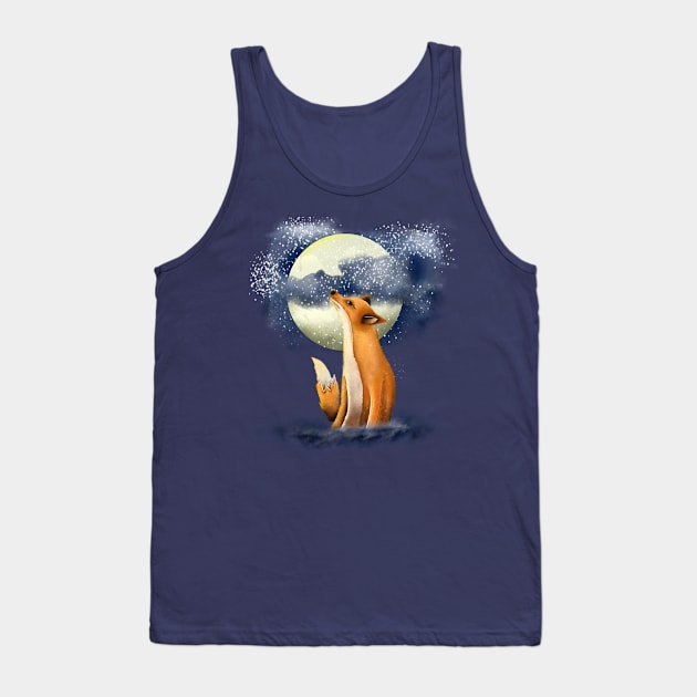 The fox illustration Tank Top by SpaceRoom